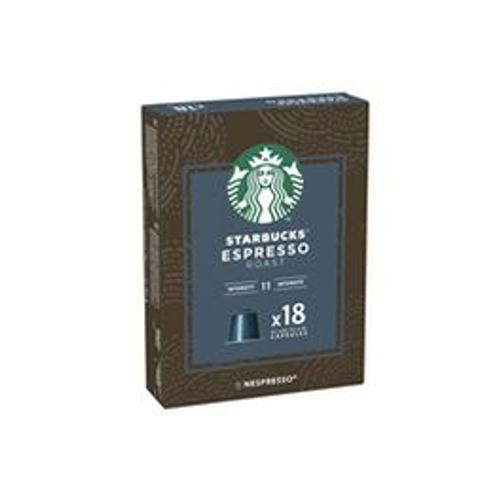 Capsule Caf Starbucks Nespresso Espresso Roast X18