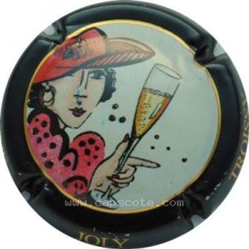Capsule De Champagne Joly - Troissy - Femme Au Chapeau
