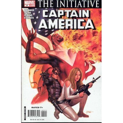 Captain America # 29 ( V.O. 2007 ) ** The Death Of The Dream **   de Ed Brubaker / Steve Epting & Mike Perkins  Format Broch 