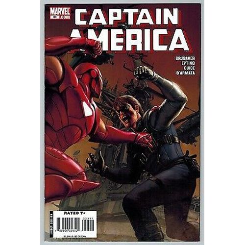 Captain America # 33 ( V.O. 2008 ) ** Winter Soldier Vs. Iron Man; Black Widow **   de Ed Brubaker / Steve Epting / Butch Guice  Format Broch 