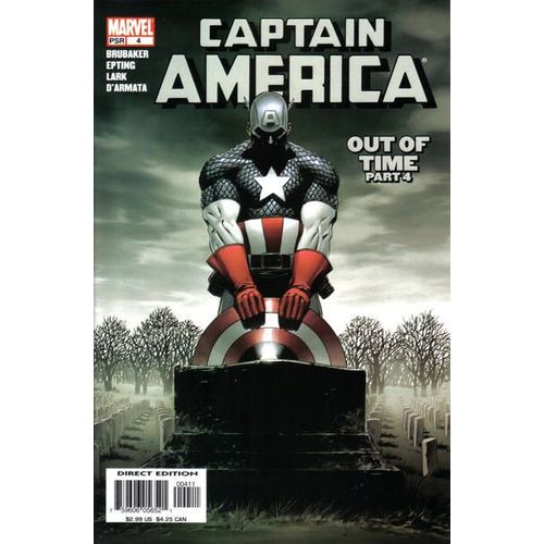 Captain America # 4 ( V.O. 2005 ) ** Out Of Time: Part 4 **   de Ed Brubaker / Steve Epting & Lark  Format Broch 