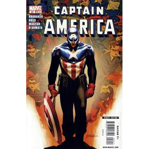 Captain America # 50 ( 40 Pages V.O. 2009 ) ** Marcos Martin * Fred Hembeck...   de Ed Brubaker / Luke Ross  Format Broch 