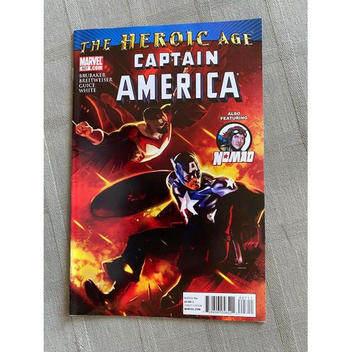 Captain America # 607 ( 32 Pages V.O. Marvel 2010 ) ** Black Widow ** Art By Breitweiser & Guice   de Ed Brubaker 