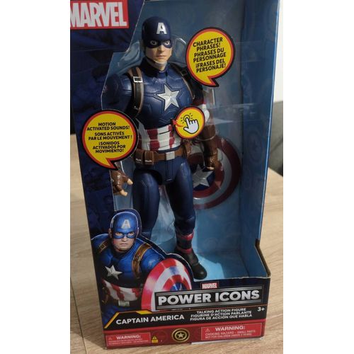 Captain America Action Figure - Figurine Parlante Marvel