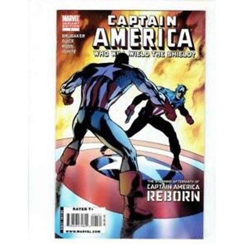 Captain America : Who Will Wield The Shield? ( V.O. 2009 ) ** Variant Cover **   de Ed Brubaker / Butch Guice & L. Ross  Format Broch 