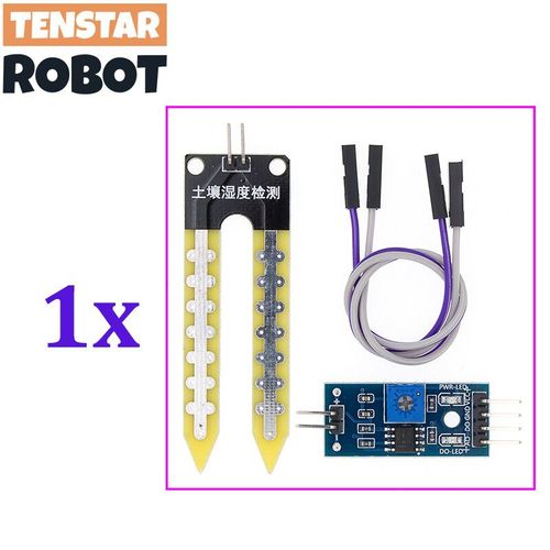 Capteur D'humidit Du Sol Lm393,Hygromtre De Dtection,Carte De Dveloppement Technique,Robot Diy,Voiture - 1pc Soil Sensor