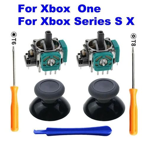 Capteur De Joystick Analogique 3d, Potentiomtres Et Thumbstick, Microsoft Xbox One S Et X Series Contrmatrielle, 2 Pices