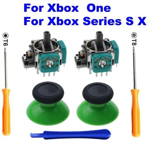 Capteur De Joystick Analogique 3d, Potentiomtres Et Thumbstick, Microsoft Xbox One S Et X Series Contrmatrielle, 2 Pices