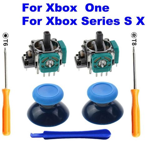Capteur De Joystick Analogique 3d,Potentiomtres Et Thumbstick,Microsoft Xbox One S Et X Series Contrmatrielle,2 Pices - Type E