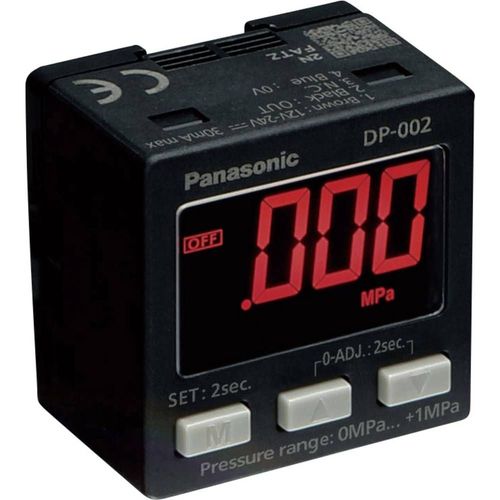 Capteur De Pression Panasonic Dp-002-P 0 Bar  10 Bar (L X L X H) 25 X 30 X 30 Mm 1 Pc(S)