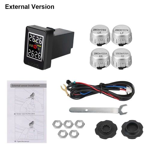 Capteur Tpms De Voiture Pour Toyota Mitsubishi Outlander,Kit lectronique De Diagnostic,Systme De Surveillance De La Pression De L'opathie Intgre Numrique - Type External Sensors