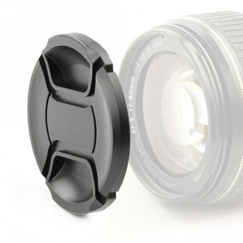Capuchon d'objectif (avant) pour  82mm (E-82 II, LC-82, LCF-82, CP-82), Snap-On: Pincement central Couvercle, Capot de protection