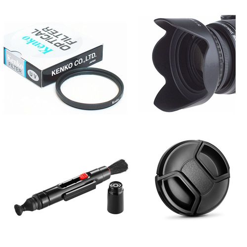 Capuchon De Pare-Soleil Avec Filtre Uv 49mm + Stylo De Nettoyage,Pour Panasonic Hc-V750 Hc-V760 Hc-V770 Hc-V777 V750 V760 V770 V777