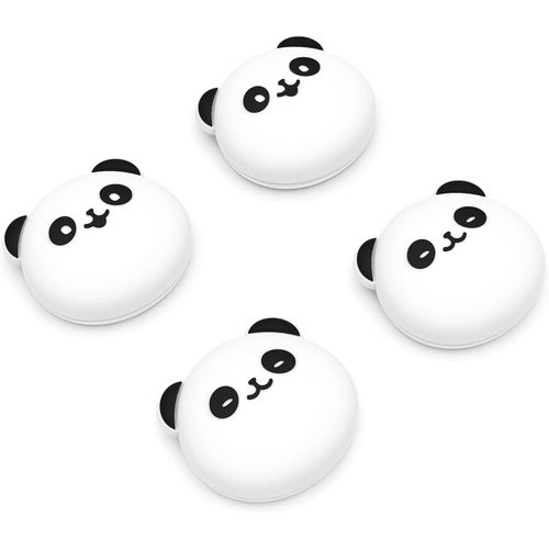 Capuchons Joystick Silicone Pour Ps5 Pour Ps4 Manette,Pour Xbox Series X S,Thumb Grip Caps Pour Xbox One,Capuchon De Stick Analogique Pour Switch Pro Controller-Panda Gros