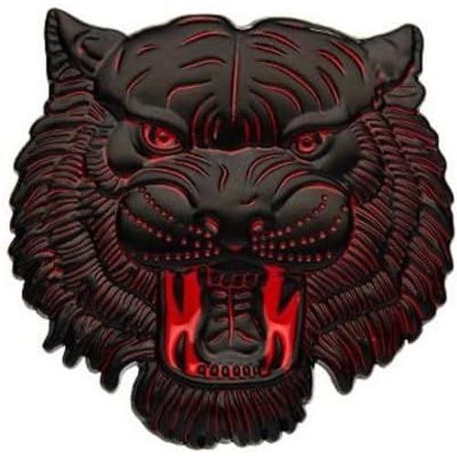 Car Stickers, Autocollant Voiture TTe De Tigre Murale 3d Decoration Sticker Voiture Autocollants De Corps En MTal Car Sticker Pare-Brise ArriRe Moto PersonnalisS Noir