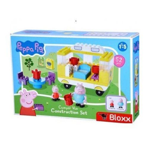 Caravane Peppa Le Cochon + 2 Figurines Personnages - 52 Pieces Briques