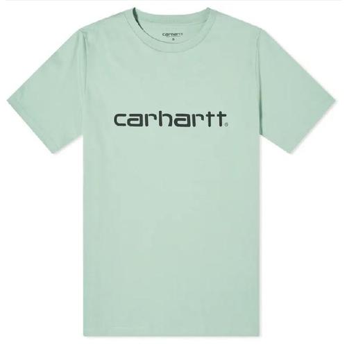 Carhartt T-Shirt Homme Bleu Wip Script