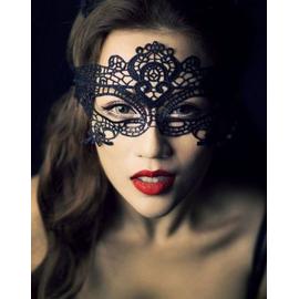 Femmes Dentelle Noir Mascarade Masque Déguisement Bal Carnaval 