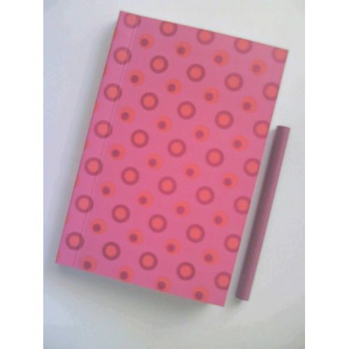 Carnet Calepin Avec Crayon Inclus - 100% Neuf - Bloc Notes Mmo Ou Journal Intime Secret - Format De Poche 240 Pages Blanches - Couverture Multicolore Rose Mauve Violet Orang
