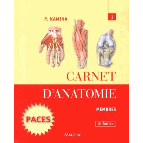 Carnet D'anatomie - Tome 1, Membres    Format Spiral 