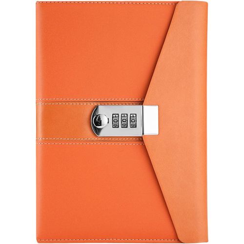 Carnet De Notes Avec Serrure Cod, Cahier De Journal Secret En Cuir Pu, A5 Mot De Passe Journal De Voyage Reli Bloc-Notes Quotidien Avec Serrure  Combinaison, 22x15cm