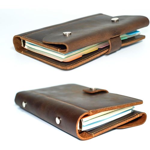 Carnet De Notes En Cuir Crazy Horse De Qualit Suprieure, Cousu  La Main, Papier Lign, Rechargeable, Vintage, Fait  La Main, Pour Les Voyages Et Les Affaires, Pour Hommes Et Femmes, Format B5