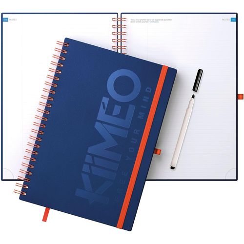 Carnet De Notes Premium Innovant - En Bonus Un Thme De Dveloppement Personnel : Gestion Du Temps - Trames Utiles Et Pratiques - 140 Pages 100 Gr + 1 Page Effaable - Feutre Fourni - A4