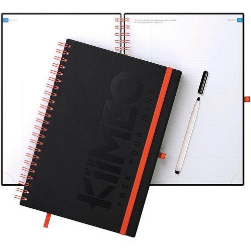 Carnet De Notes Premium Innovant - En Bonus Un Thme De Dveloppement Personnel : Gestion Du Temps - Trames Utiles Et Pratiques - 140 Pages 100 Gr + 1 Page Effaable - Feutre Fourni - B5