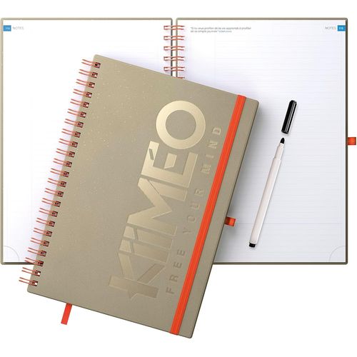 Carnet De Notes Premium Innovant - En Bonus Un Thme De Dveloppement Personnel Sur L'loquence - Trames Utiles Et Pratiques - 140 Pages 100 Gr + 1 Page Effaable - Feutre Fourni - B5