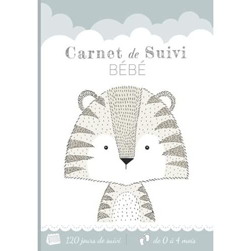 Carnet De Suivi Bb: Cahier Tout En Un  Complter : Journal De Bord Quotidien 1er ge + Suivi De Sant Cadeau Idal Pour Futur Parent 128 Pages Avec Des Bonus   de de lune, O?Clair  Format Broch 