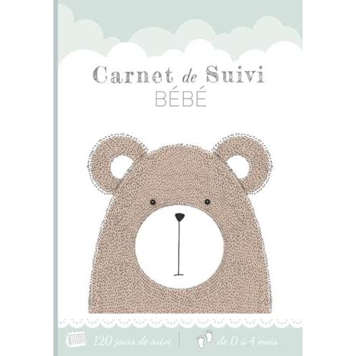 Carnet De Suivi Bb: Cahier Tout En Un  Complter : Journal De Bord Quotidien 1er ge + Suivi De Sant Cadeau Idal Pour Futur Parent 128 Pages Avec Des Bonus   de de lune, O?Clair  Format Broch 