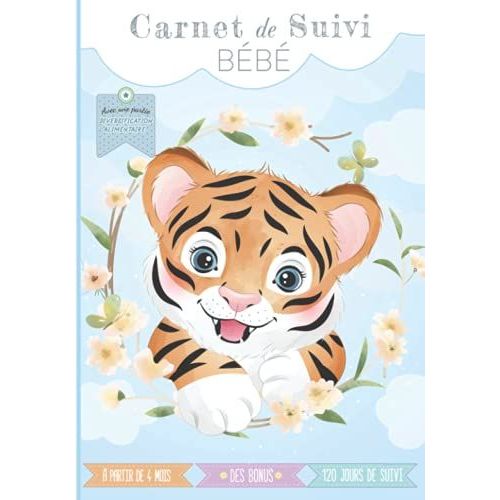Carnet De Suivi Bb: Journal De Bord De Bb - 2me Age ( Partir De 4 Mois) 120 Jours De Suivi Cadeau Idal Pour Future Maman   de de lune, O?Clair  Format Broch 