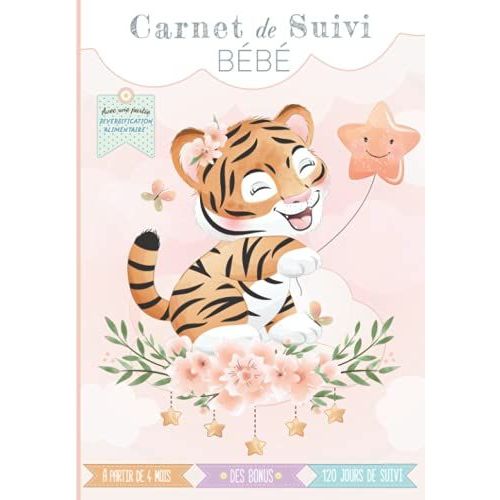 Carnet De Suivi Bb: Journal De Bord De Bb - 2me Age ( Partir De 4 Mois) 120 Jours De Suivi Cadeau Idal Pour Future Maman   de de lune, O?Clair  Format Broch 