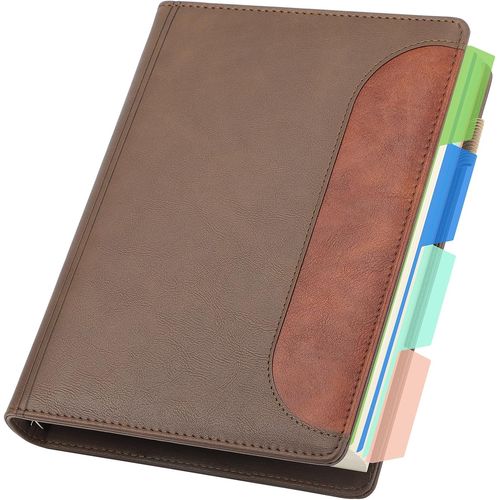 Carnet Lign A5 - Carnet Cuir Pu - Reliure Anneaux Cahier A5 - Kaki Bloc Note A5-100gsm Papier Carnet De Notes Lign - Carnet  Anneaux A5 Notebook 120 Feuilles/240 Pages