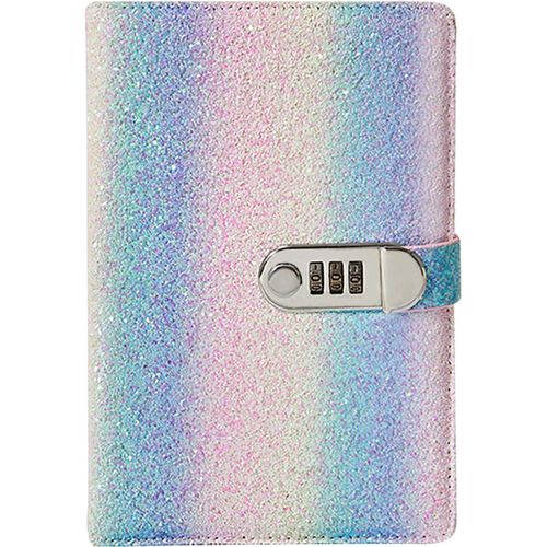 Carnet Secret, A5 Journal Intime Avec Code, Journal Intime Fille, Cahier Journal Bloc-Notes Secret En Pu Cuir Pour Bureau, Taille 22x15cm