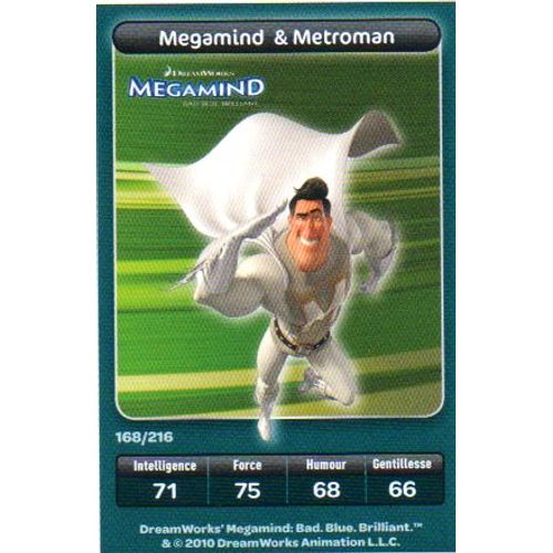 Carrefour Dreamworks N168/216 Megamind & Metroman (Carte Spciale)