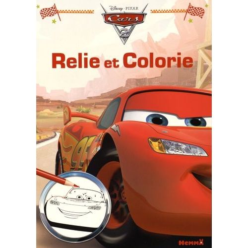 Cars 2 - Relie Et Colorie   de disney - pixar  Format Album 