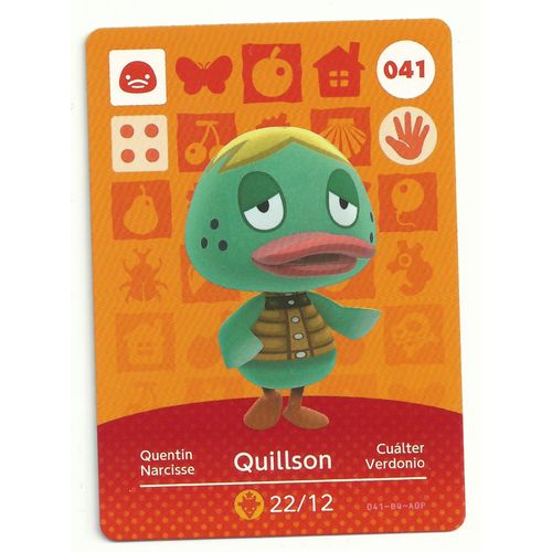 Carte Amiibo Animal Crossing N-041 Narcisse