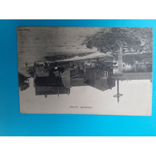 Carte Ancienne De Varanges La Place Avec Superbe Animation !!