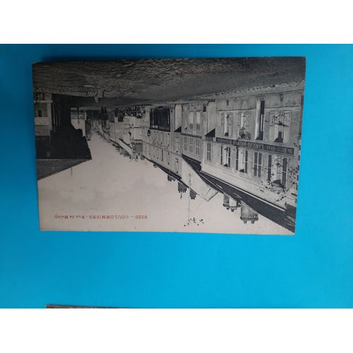 Carte Ancienne Ecrite En 1908 Coulommiers Belle Animation (Attelage ) !