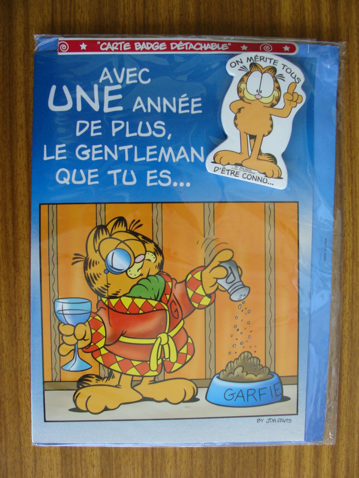 Carte Anniversaire Garfield Depliable Enveloppe Assortie Rakuten