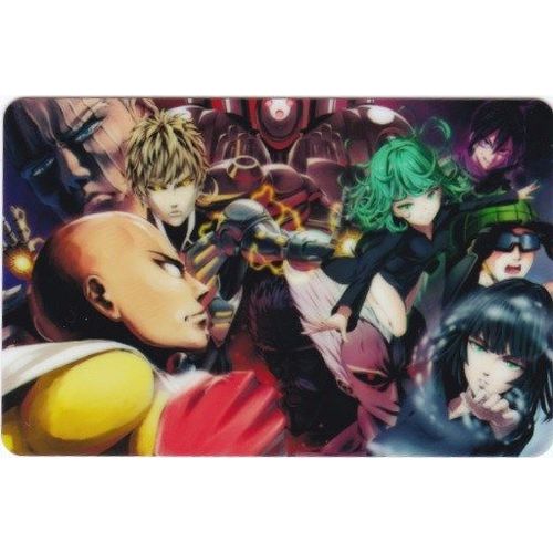 Carte Autocollante - One Punch Man - King, Genos, Saitama, Sonic, Tatsumaki, Mumen Rider, Bang, Garou Et Fubuki (Manga, Anim, Super-Hros, Collection)
