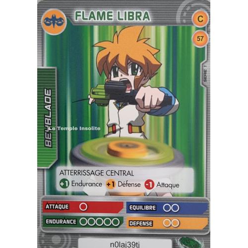 Carte Beyblade Serie 1 - Flame Libra C#57