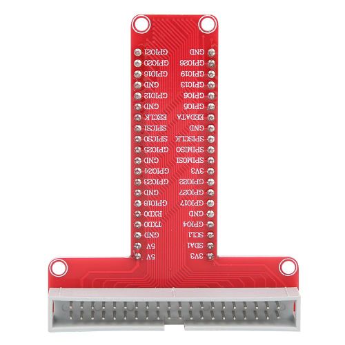 Carte D'extension Gpio 2x20p 40 Broches Type T Pour Raspberry Pi 1b, 2b, 3b