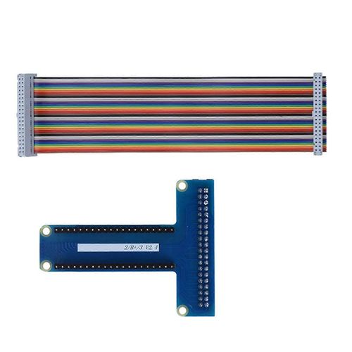 Carte d'extension GPIO de type T Cble plat  ruban 40 broches pour Raspberry Pi 1B + / 2B / 3B