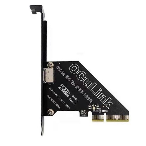Carte d'extension PCIe 4.0 x4 vers Oculink SFF8611/8612 vers SSD SFF-8639 U.2 pour carte graphique externe f