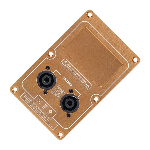 Carte De Cblage De L'Enceinte, Panneau De Cblage Du Haut-Parleur De Scne,Double 4 C?urs De Socket Audio Cble D'Entre | Socket D'Amplificateur Audio Pour Le Studio D'Enregistrement Du Son Sur Sc