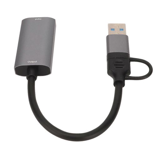 Carte De Capture Vido 4k Hd Interface Multimdia Femelle Vers Usb Type C Adaptateur De Capture Vido Pour Ps5 Pour Camscope Xbox Dvd