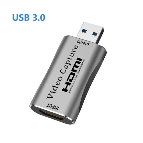Carte De Capture Vido Compatible Usb 3.0 Vers Hdmi,Camra C,Streaming Statique,Enregistreur Grabber,Ps3,4,Xbox,Nintendo Switch - Type Usb 3.0