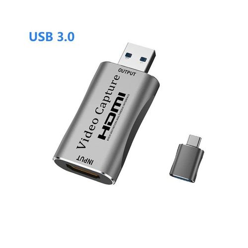 Carte De Capture Vido Compatible Usb 3.0 Vers Hdmi,Camra C,Streaming Statique,Enregistreur Grabber,Ps3,4,Xbox,Nintendo Switch - Type Usb 3.0 Otg